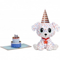 Rescue Tales Present Surprise Dalmatian Soft Plush Stuffed Animal Toy Birthday Music & Accessories Adoption Tag Certificate- ...