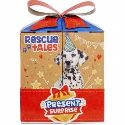 Rescue Tales Present Surprise Dalmatian Soft Plush Stuffed Animal Toy Birthday Music & Accessories Adoption Tag Certificate- ...