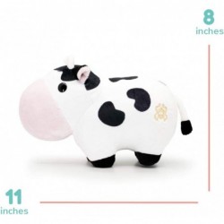 Cow Cute Stuffed Animal Plush Toy - Adorable Soft Cow Toy Plushies and Gifts - Perfect Present for Kids Babies Toddlers - Moo...