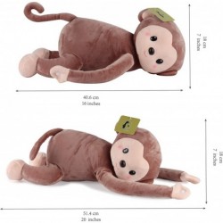 Monkey Stuffed Animal 16 inch Stuffed Monkey for Kids Stuffed Animals Plush Monkey Toy for Toddlers Stuffed Monkey Doll Plush...