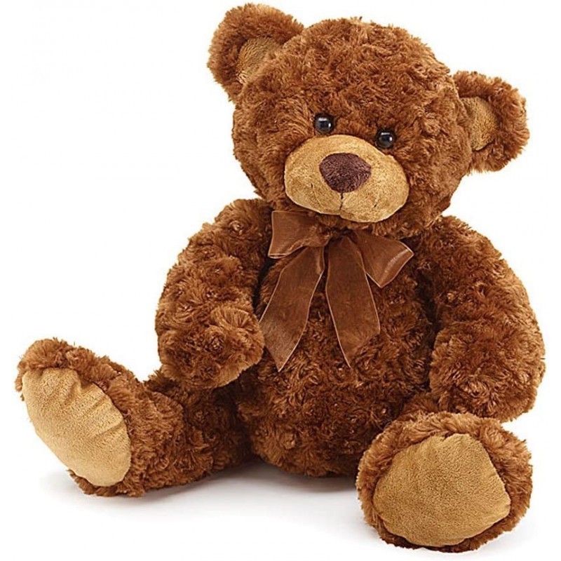 Brown Joshua Teddy Bear with Brown Swirl Fur 14 inches $49.56 Stuffed Animals & Teddy Bears