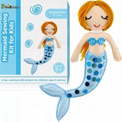 Mermaid Sewing Kit for Kids – Fun Mermaid Crafts for Girls and Boys – Complete DIY Doll Making Gift for Ages 7 to 15 $17.43 C...