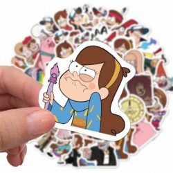 Gravity Falls Stickers 50pcs Cartoon Anime Vinyl Decals for Kids Adults as Decoration for Laptop Motorcycle Skateboard Car Ro...