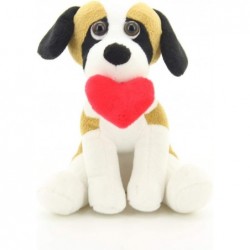 Cute Pawpals Puppy Dog Plush Stuffed Animal Girlfriend Toy Comes with Red Heart for Girls on Valentine's Day 8 inches (Beagle...