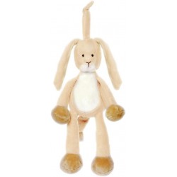 Teddykompaniet Diinglisar Adorable Stuffed Animal Lovely Realistic Large Bunny Rabbit Musical Pull Soft Plush Sleep Toys Birt...