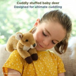 Bearington Lil' Ember Small Plush Stuffed Animal Fawn Deer 9 inches $28.04 Stuffed Animals & Teddy Bears