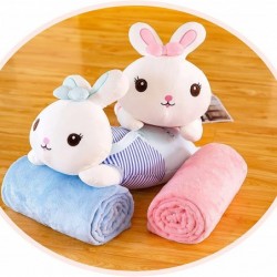 Plush Toy Blanket Set Stuffed Animal Bunny Doll Plushie Bunny Doll Children's Gifts Rabbit (Pink-Rabbit 23.5")… $49.42 Stuffe...