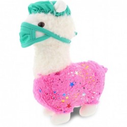 Sparkle Pink Llama Doctor Plush Toy - Super Soft Llama Doctor Stuffed Animal Dress Up with Cute Scrub Uniform & Cap Outfit - ...