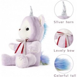 Stuffed Unicorn Plush Toys Cute Unicorn Stuffed Animal Toys Soft Plushies for Girls Plush Doll Gifts for Kids(9.8Inch Purple)...