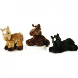 Aurora - Mini Flopsie - 8" Beau Black Horse $19.16 Stuffed Animals & Teddy Bears