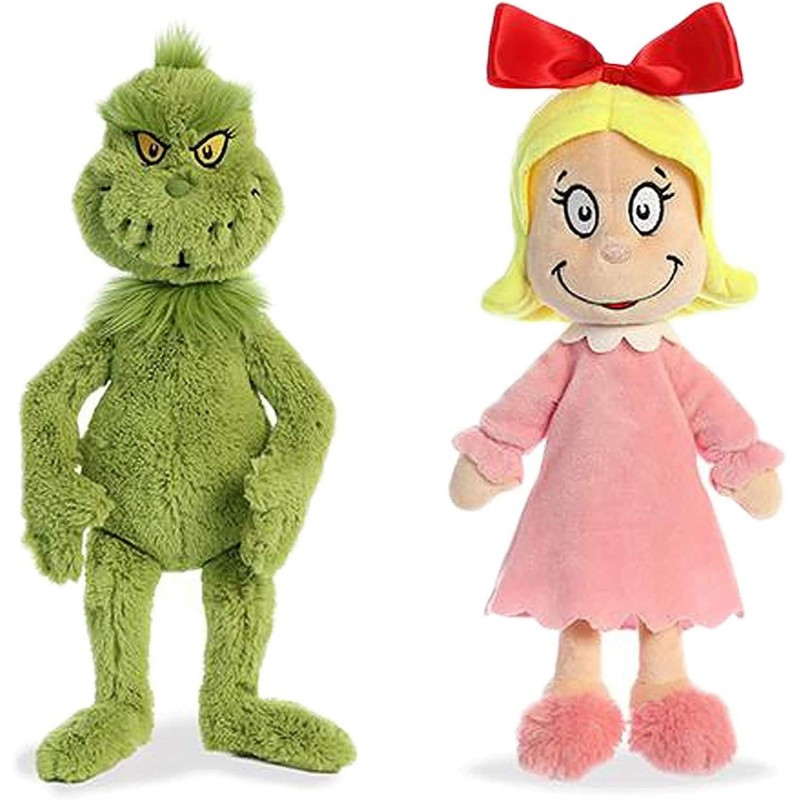 Plush - Dr. Seuss The Grinch 18in with Dr. Seuss Cindy Lou Who 12in $58.74 Stuffed Animals & Teddy Bears