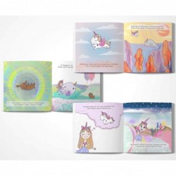 Unicorn Gift Set – Includes Book Stuffed Plush Toy and Headband for Girls Ages 3 4 5 6 7 Years Great for Birthday Imaginative...