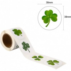 St Patricks Day Stickers 200pcs Shamrock Stickers St. Patrick's Day Stickers for Kids Lucky Shamrock Roll Sticker for St Patr...