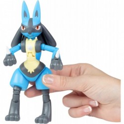 Pokémon 6" Lucario Articulated Battle Figure Toy with Display Stand - Officially Licensed - Collectible Pokemon Gift for Kids...