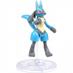 Pokémon 6" Lucario Articulated Battle Figure Toy with Display Stand - Officially Licensed - Collectible Pokemon Gift for Kids...