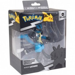 Pokémon 6" Lucario Articulated Battle Figure Toy with Display Stand - Officially Licensed - Collectible Pokemon Gift for Kids...