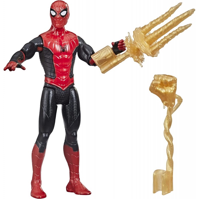 Marvel 6-Inch Mystery Web Gear Upgraded Black and Red Suit Action Figure Includes Mystery Web Gear Armor Accessory and Charac...