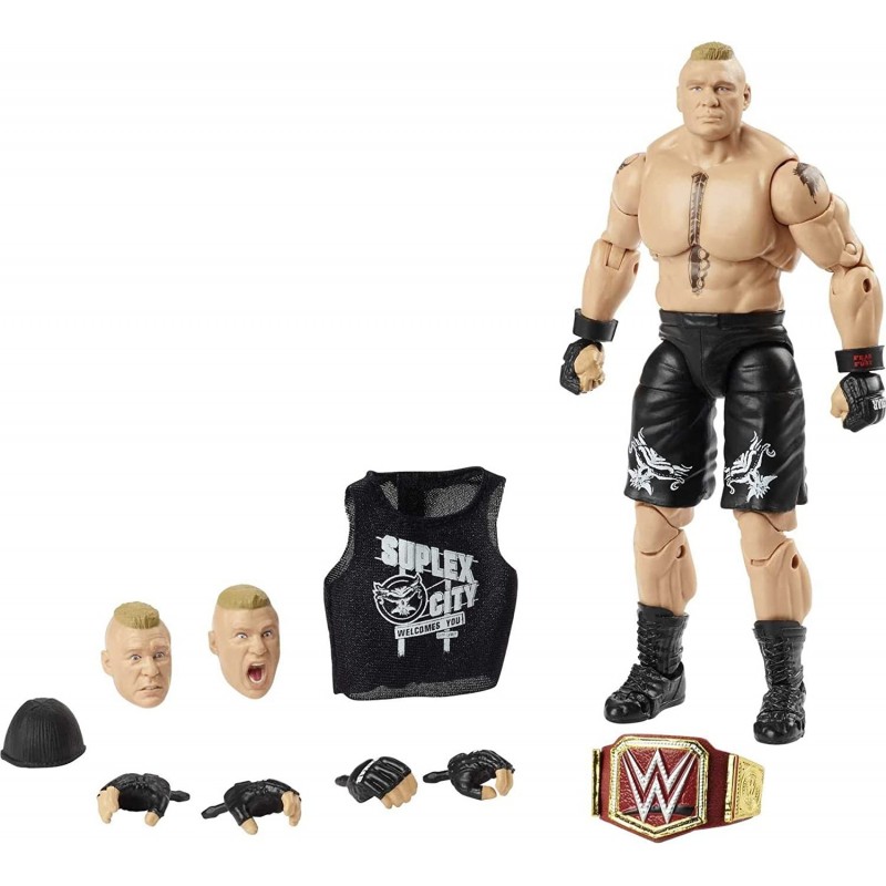 WWE Ultimate Edition Multiple-Pose 6-inch Action Figure with Entrance Gear Extra Heads & Swappable Hands $81.09 Action Figures