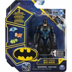 Bat-Tech Batman 4-inch Action Figure with 3 Mystery Accessories for Kids Aged 3 and up $29.05 Action Figures