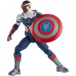 Hasbro Marvel Legends Series 6-inch Action Figure Toy Captain America: Sam Wilson Premium Design and 2 Accessories for Kids A...