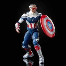 Hasbro Marvel Legends Series 6-inch Action Figure Toy Captain America: Sam Wilson Premium Design and 2 Accessories for Kids A...