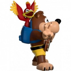 Banjo Kazooie Vinyl Figure 4.5” Action Figure Banjo The Bear with his Friend Kazooie The red Bird - Youtooz Banjo Kazooie Col...