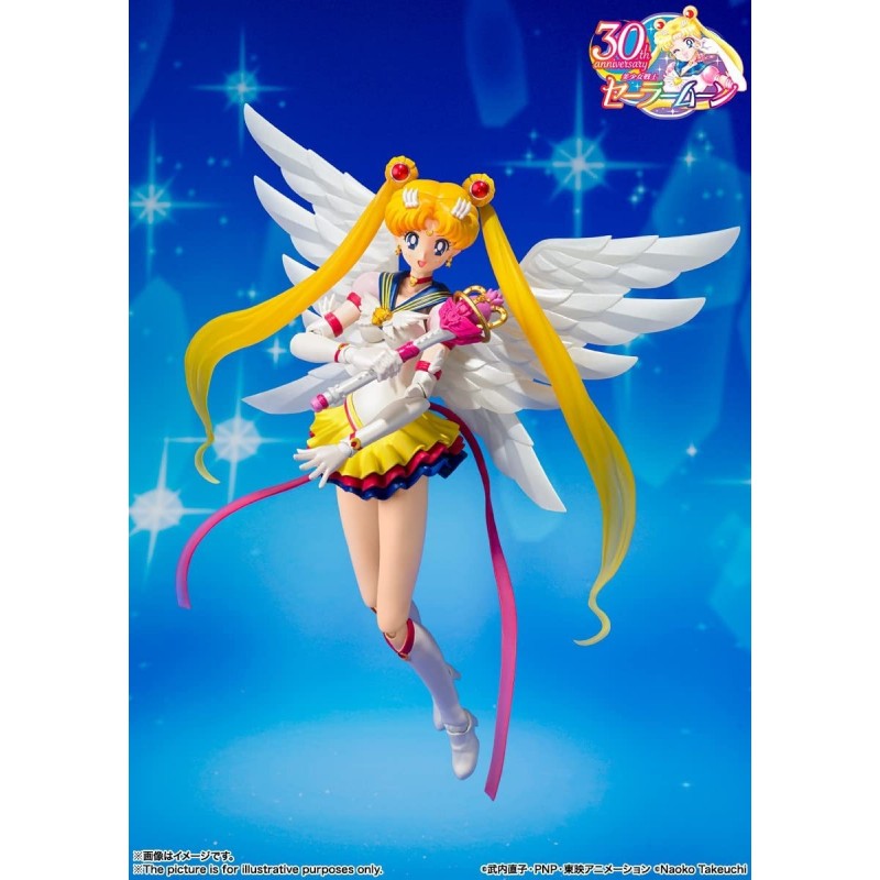 Tamashi Nations - Pretty Guardian Sailor Moon Sailor Stars - Eternal Sailor Moon Bandai Spirits S.H.Figuarts $86.57 Action Fi...