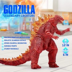 Godzilla Toy - King of The Monsters Figure (2022) - Monster Series Toy - Burning Godzilla - Godzilla Movie Action Figure - Go...