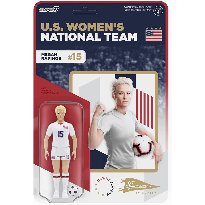 USWNT Players Megan Rapinoe 3.75 in Supersports Action Figure $32.41 Action Figures