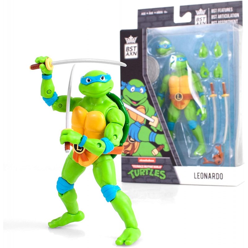 BST AXN Teenage Mutant Ninja Turtles Leonardo 5" Action Figure $33.23 Action Figures