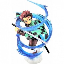 Tanjiro Demon Slayer Action Figure with Cyclone $78.35 Action Figures