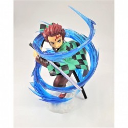 Tanjiro Demon Slayer Action Figure with Cyclone $78.35 Action Figures