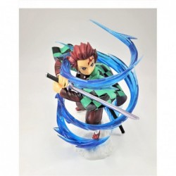 Tanjiro Demon Slayer Action Figure with Cyclone $78.35 Action Figures