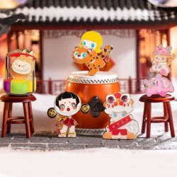 The Year of Tiger Series Badge 3PC Exclusive Action Figure Box Toy Bulk Box Popular Collectible Art Toy Cute Figure Creative ...