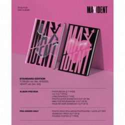 Stray Kids - MAXIDENT Standard Edition (Heart ver.) $50.70 Kids' Stickers