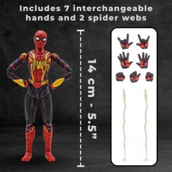 Superhero Toy No Way Home Articulated Action Figure with Replacement Hands Spider Hero Man $43.79 Action Figures