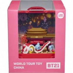 World Tour Toy Youngtoys Official Merchandise Collectible Character Action Figure Goods by Line Friends Tata Chimmy Cooky Sho...