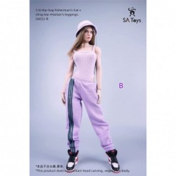 1/6 Scale Figure Doll Clothes Hat+Top+Pants Outfit Costume for 12 inch Female Action Figure Phicen/TBLeague CM124(Purple) $79...