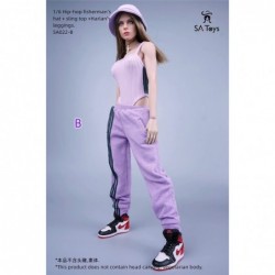 1/6 Scale Figure Doll Clothes Hat+Top+Pants Outfit Costume for 12 inch Female Action Figure Phicen/TBLeague CM124(Purple) $79...