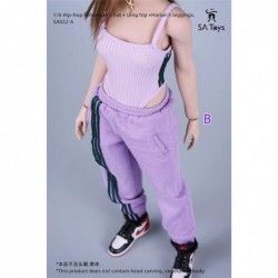 1/6 Scale Figure Doll Clothes Hat+Top+Pants Outfit Costume for 12 inch Female Action Figure Phicen/TBLeague CM124(Purple) $79...