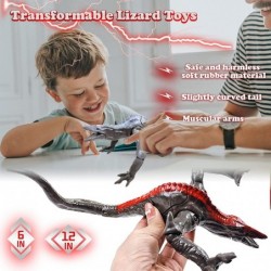 Animal Toys Action Figures Soft Glue Monster Toys with Movable Joints Cool Burst Prehistoric Behemoth Lizard Toy Monster Figu...