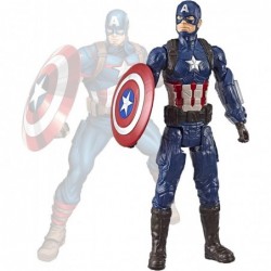 Marvel Endgame Titan Hero Series Captain America 12 Inch Action Figure with Power FX Port $25.30 Action Figures