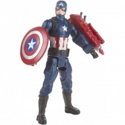 Marvel Endgame Titan Hero Series Captain America 12 Inch Action Figure with Power FX Port $25.30 Action Figures