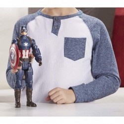 Marvel Endgame Titan Hero Series Captain America 12 Inch Action Figure with Power FX Port $25.30 Action Figures