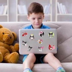 Cartoon Stickers 100pcs Cute Kuromi Stickers Pack Waterproof Vinyl Stickers for Kids Girls Adults Laptop Skateboard $13.81 Ki...