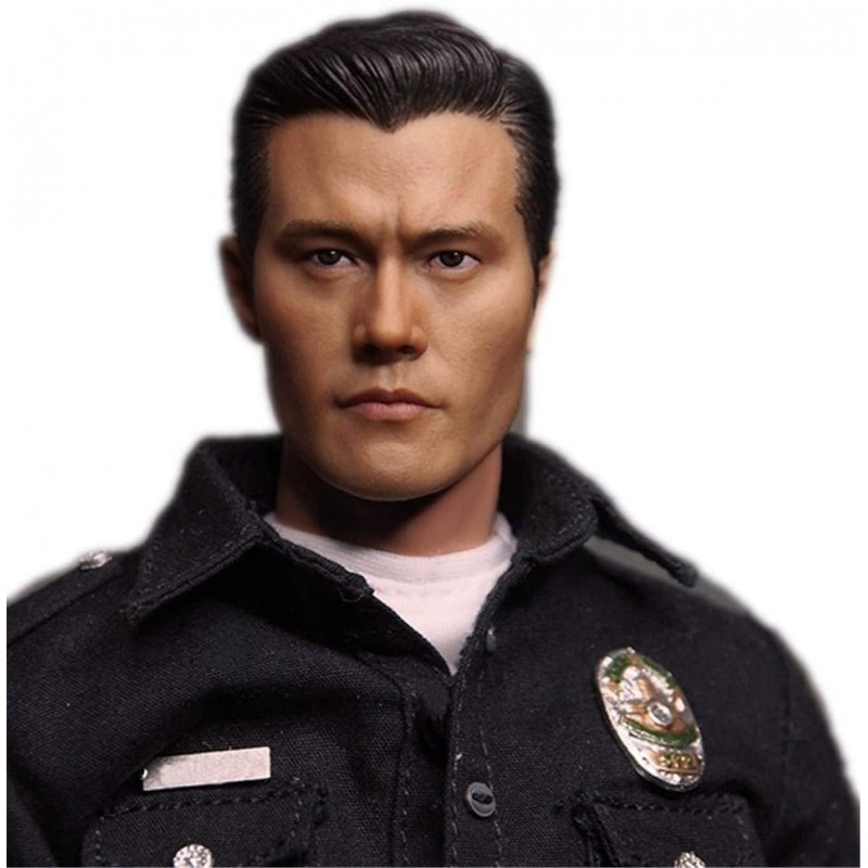 1/6 Scale Asian Male Figure Head Sculpt Asian Handsome Men Tough Guy Doll Head for 12 inch Action Figure TBLeague/Phicen HS01...