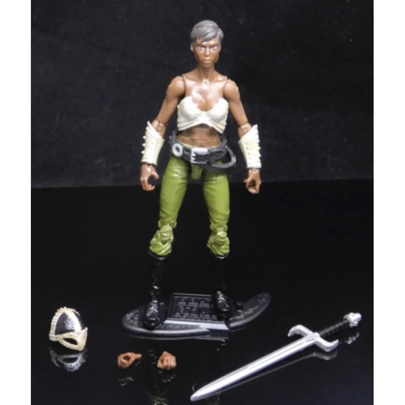 Vitruvian Hacks Basics: Female Barbarian Action Figure Multicolor $37.19 Action Figures