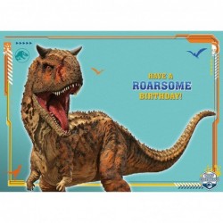 Jurassic World Age 7 Birthday Card Camp Cretaceous $25.97 Kids' Play Dinosaur & Prehistoric Creature Figures