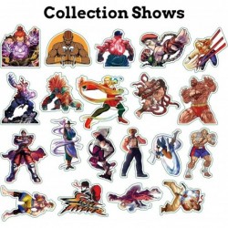 Stickers for Street Fighter（20pcs）Gifts Street Fighter Video Game Stickers Merch Party Supplies Vinyl Sticker for Suitcase La...