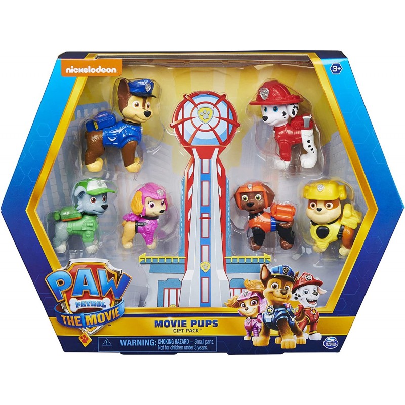 Movie Pups Gift Pack with 6 Collectible Toy Figures Kids Toys for Ages 3 and up $40.83 Kids' Play People Figures